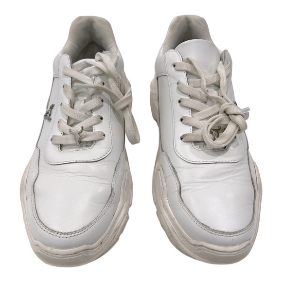 Windsor Smith Carte White Leather Womens Sneakers size 9 - Picture 6 of 12